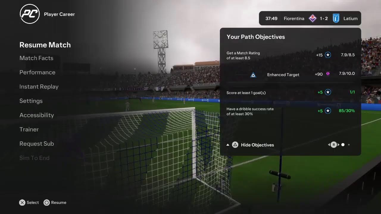 FC 25 Player Career