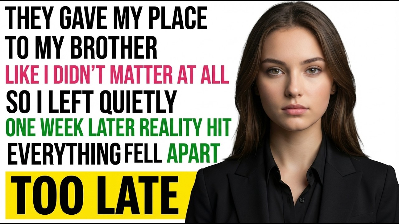 They Gave My Place to My Brother — I Took My Power Back..