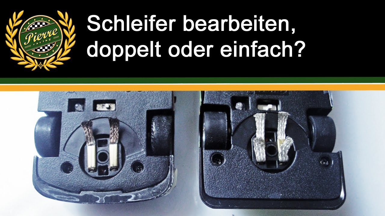 Schleifer bearbeiten, doppelt oder einfach?