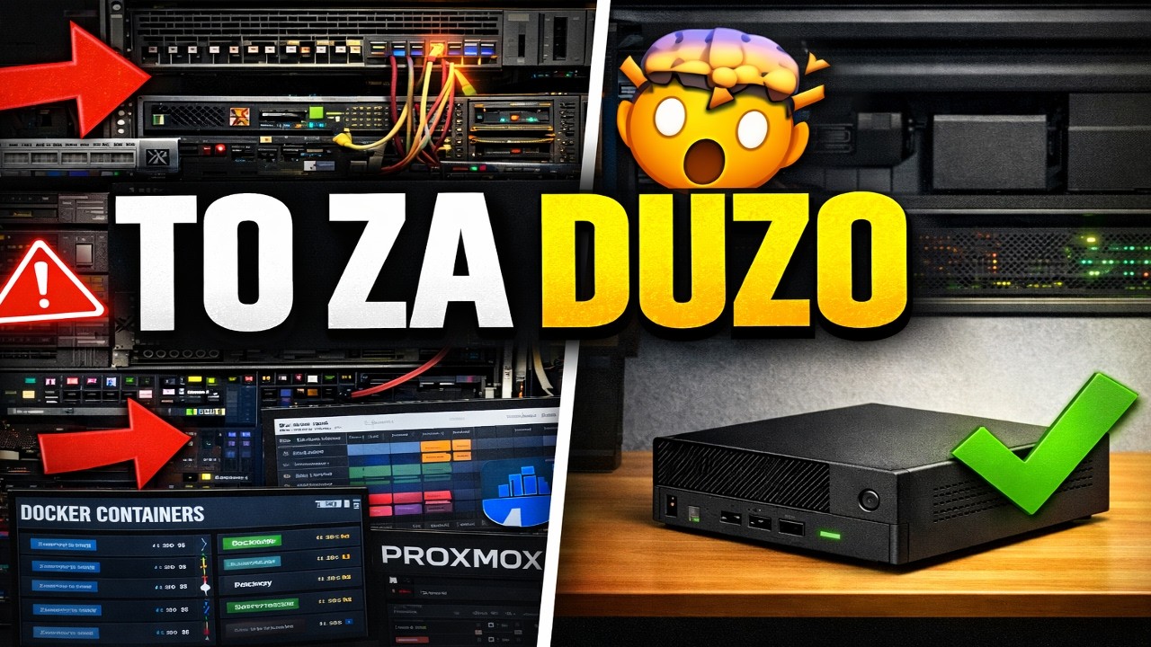 Tw&oacute;j homelab to (często) OVERKILL!