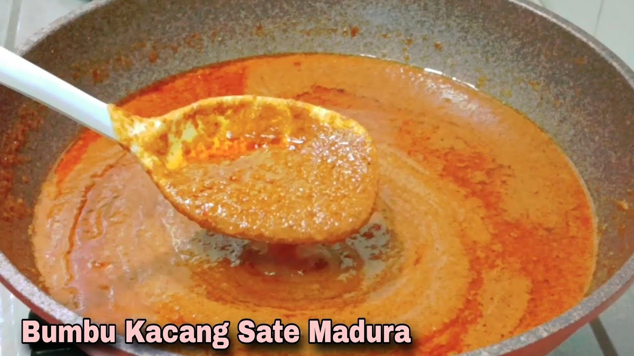 Resep Bumbu Kacang Sate Madura