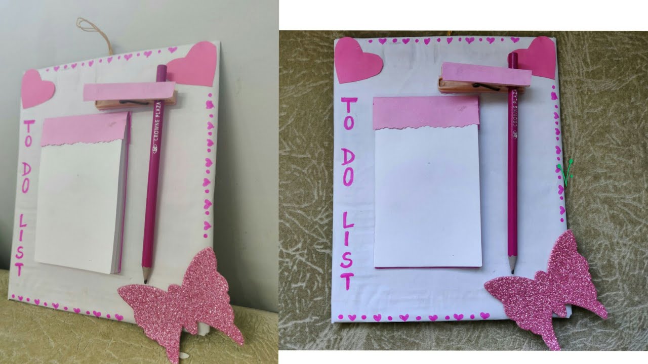 DIY- Notepad/ To do List Pad |Enjoy Crafting #76