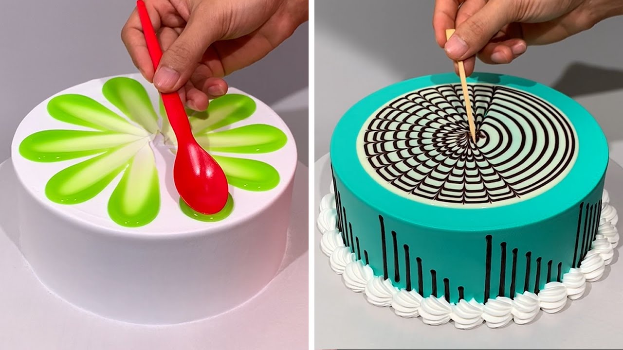 Perfect Chocolate Pipping Skill Technique | Tasty Chocolate Cake Decorating Tutorials