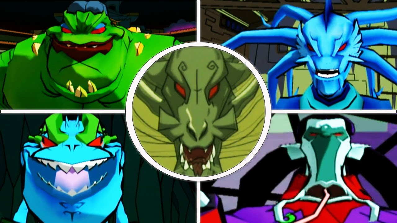 Jackie Chan Adventures - All Bosses (Ps2) #allbosses