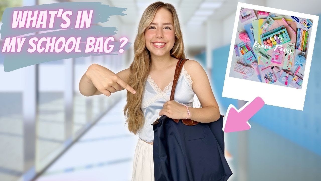 What's in my school bag 2024 ? What's in my backpack 2024-2025 ? Mon sac cute pour la rentrée 2024 !