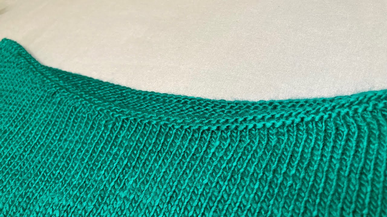 Kayık yaka yapımı #knitting #collar