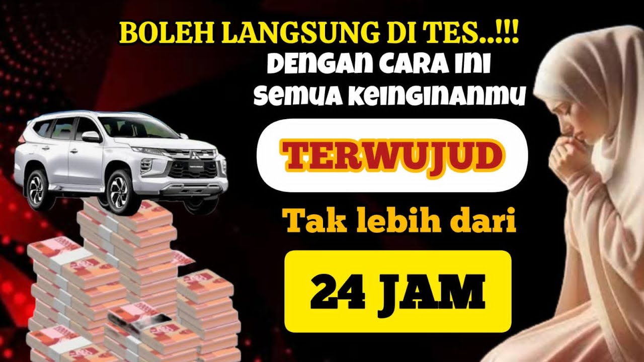 VIRAL! Ribuan Orang Sudah Rasakan, Doa Penarik Rezeki Cepat dan Berkah