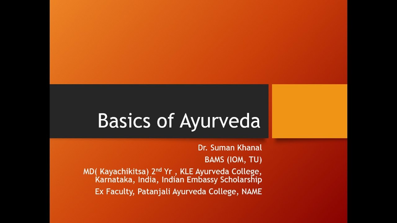 Basics of Ayurveda: Tridosha and Subtypes || BAMS Entrance lecture in Nepali