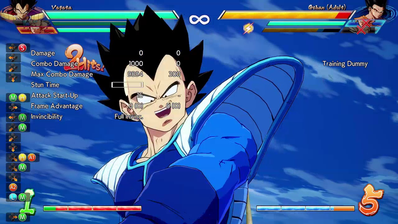DBFZ Base Vegeta Stuff & SSJ Goku Bonus