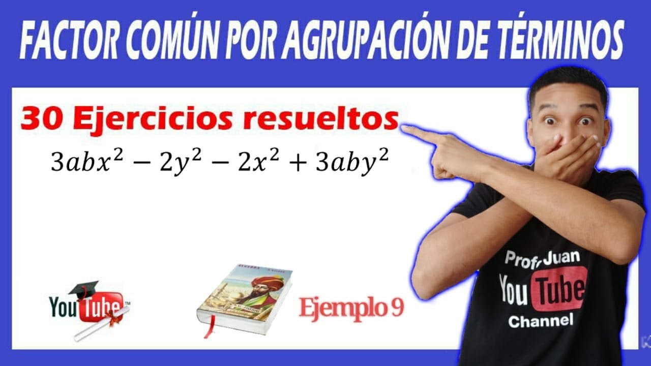 😍 👉FACTOR COMÚN POR AGRUPACIÓN DE TÉRMINOS ejercicios resueltos✅ | 🚀 Súper FÁCIL