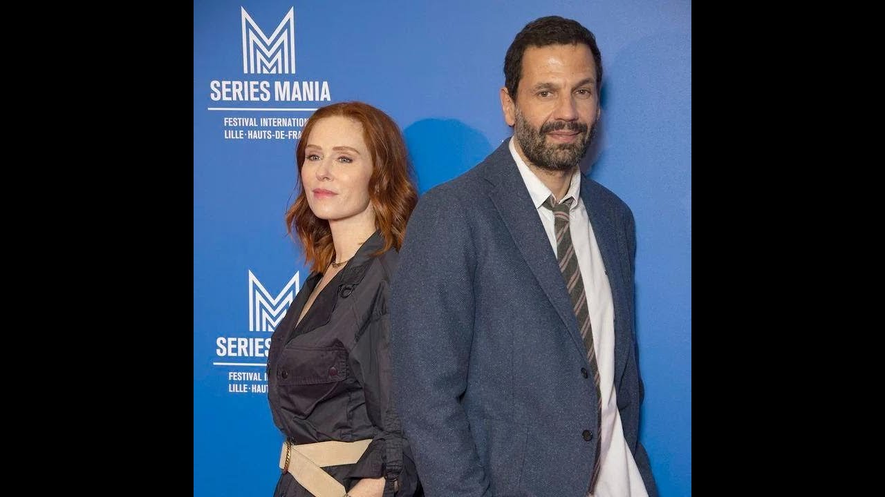 Audrey Fleurot et Mehdi Nebbou dans les bras l'un de l'autre : les derni&egrave;res images du tournage d'HP