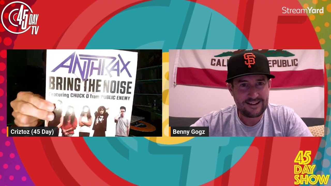45 Day Show 010 - Criztoz talks with Benny Gogz