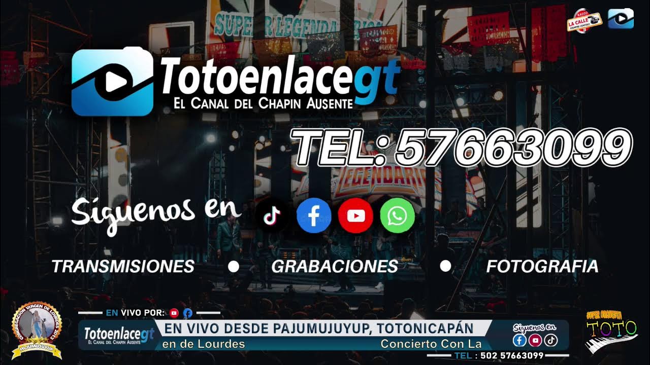 En Vivo desde Pajumujuyup, Totonicapán SUPER ORQUESTA TOTO