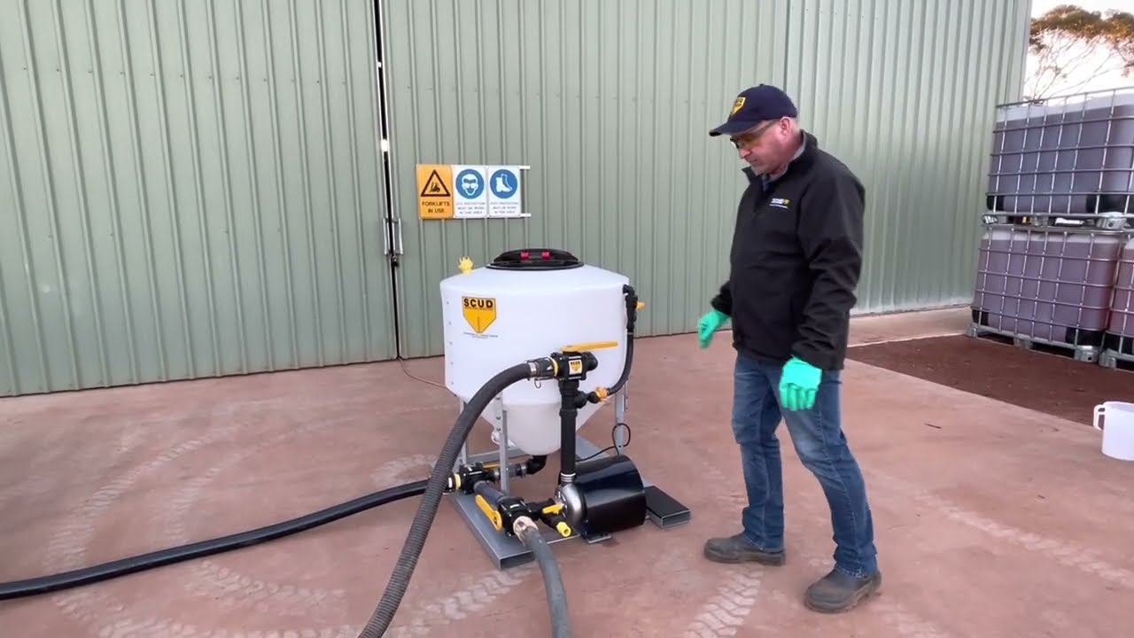 SCUD 350 Mixer Granule Induction & Rinse