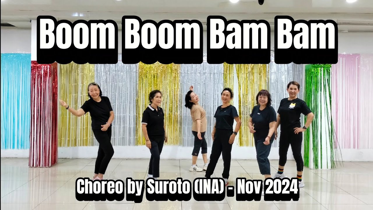Boom Boom Bam Bam Line Dance // Choreo by Suroto (INA) - Nov 2024 @surotoperisaidiri361
