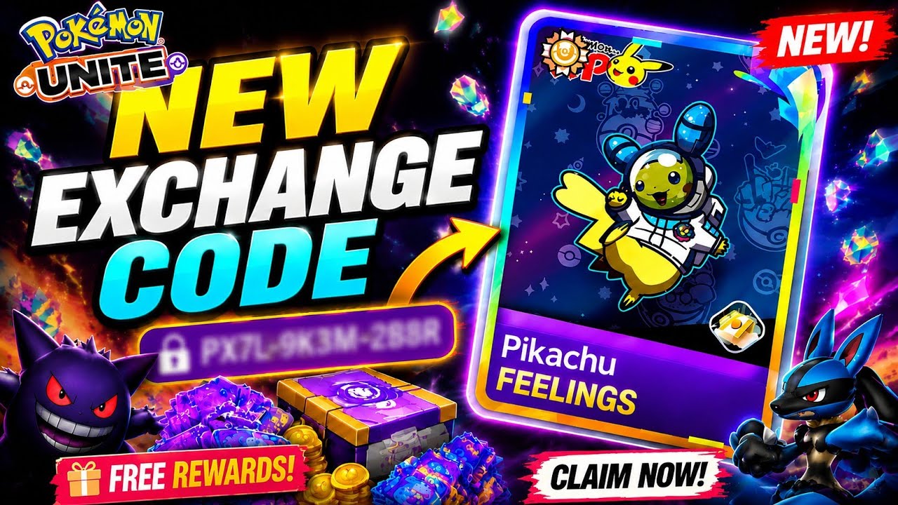 POKEMON UNITE NEW EXCHANGE CODE 2026 | NEW CODE | POKEMON UNITE NEW UPDATE 