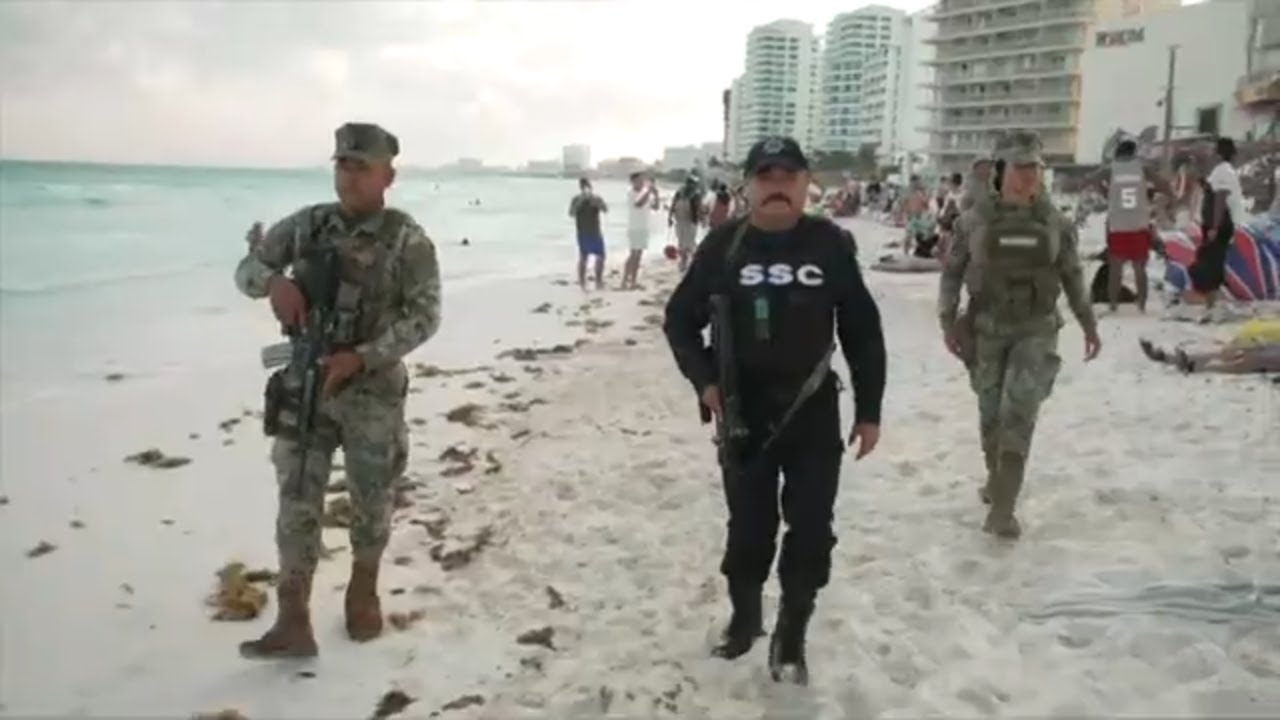 Cancun expands armed patrols as 50,000 U.S. tourists expected daily