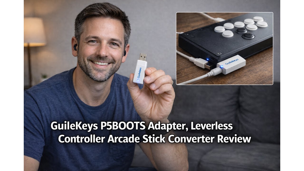 🕹️ GuileKeys P5BOOTS Adapter Leverless Controller Arcade Converter Review – Worth It? 🕹️