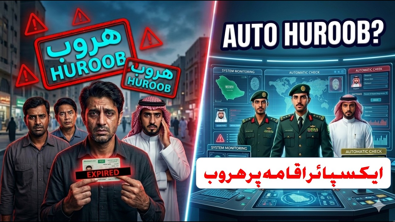 Haroob on expired iqama what is reality - Expire iqama par haroob - Saudi info