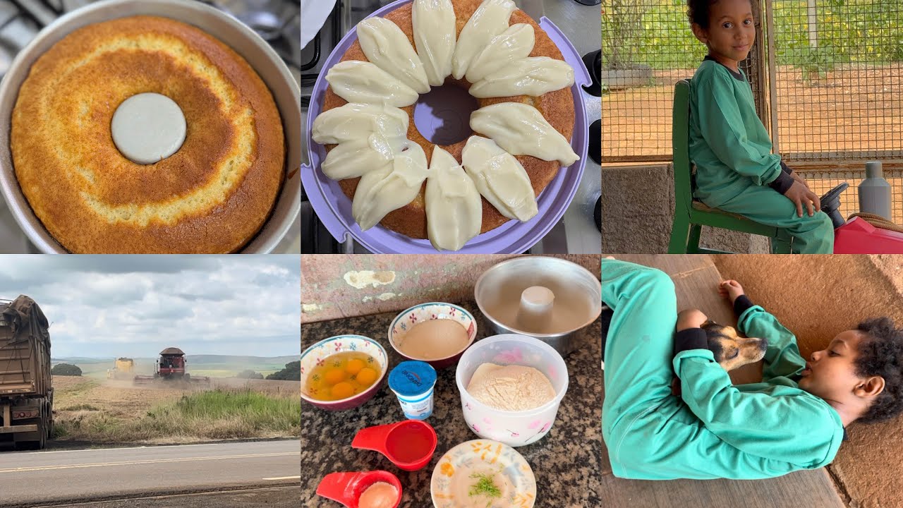 Receita bolo de iogurte com limão/ nem todos os dias são bons 🥹
