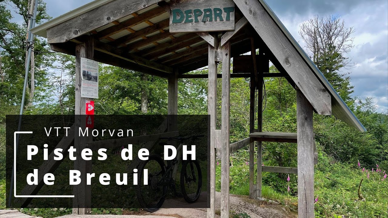 VTT/MTB - Morvan - Piste Noire de DH Breuil - Canyon Spectral