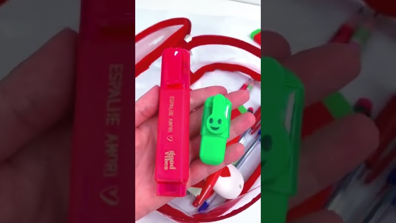 Kit Estojo Recheado Melancia! 🍉❤️