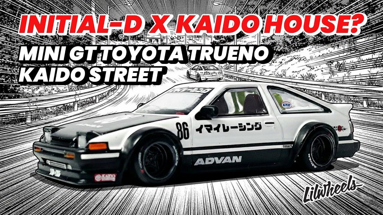 Toyota Trueno AE86 Street Race Version - Unboxing Kaido House x Mini GT