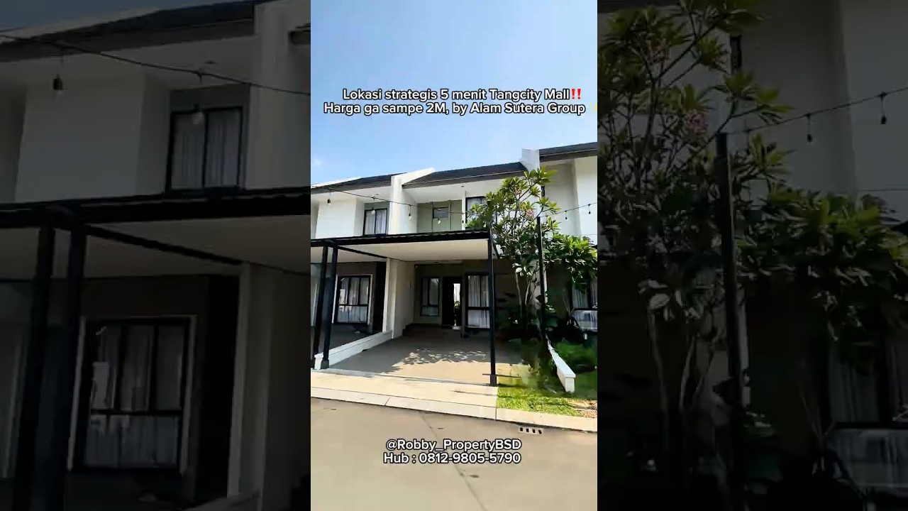 Dijual rumah dekat dengan tangcity mall,Hunian Modern Lokasi Super Strategis! ✨