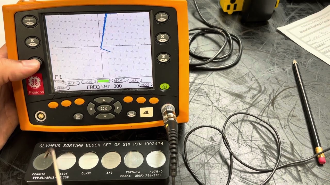 Eddy current lab 4 material sorting / conductivity