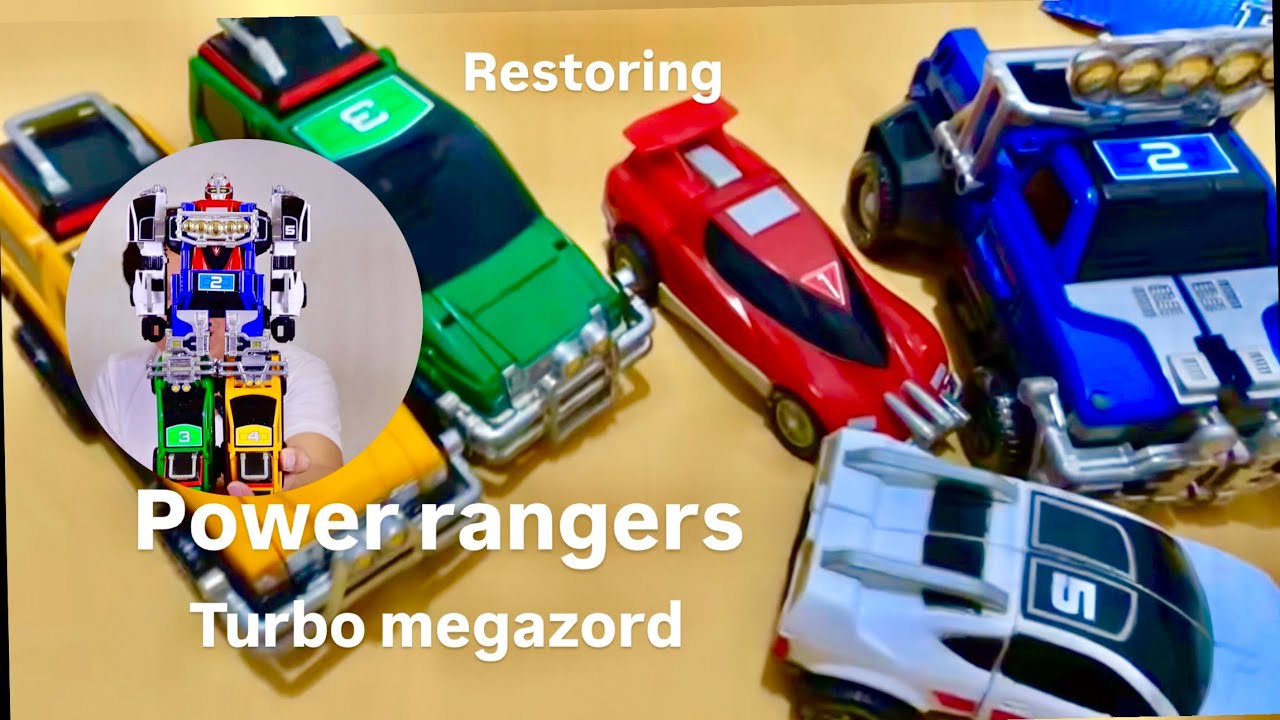 Finally replaced the stickers on my Power Rangers Turbo Mega Zord