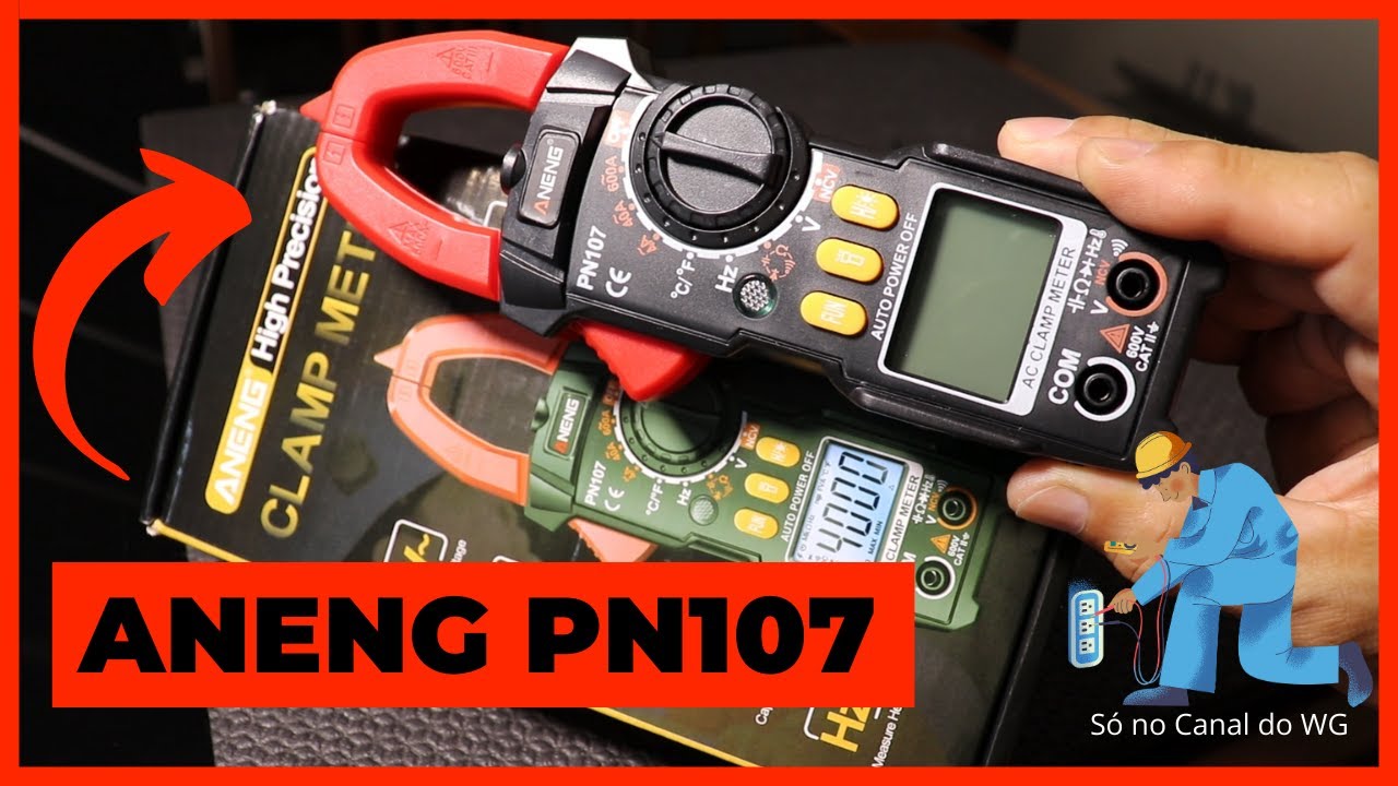 Alicate Amperímetro Aneng PN107