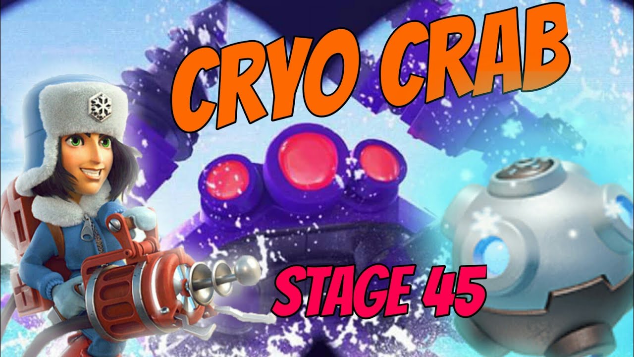 Boom Beach-The Cryo Crab/Pushing to the TOP! - (Stage 45)