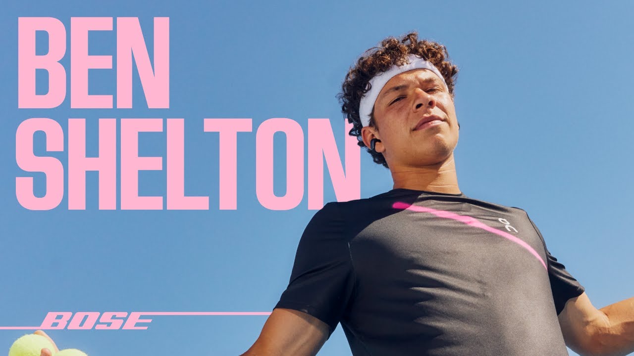 Ben Shelton Brings the Confidence with the Ultra Open Earbuds | Bose