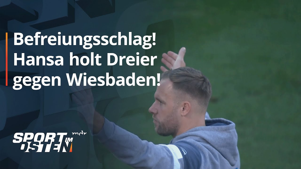 Hansa Rostock mit Befreiungsschlag gegen Wiesbaden | Sport im Osten | MDR