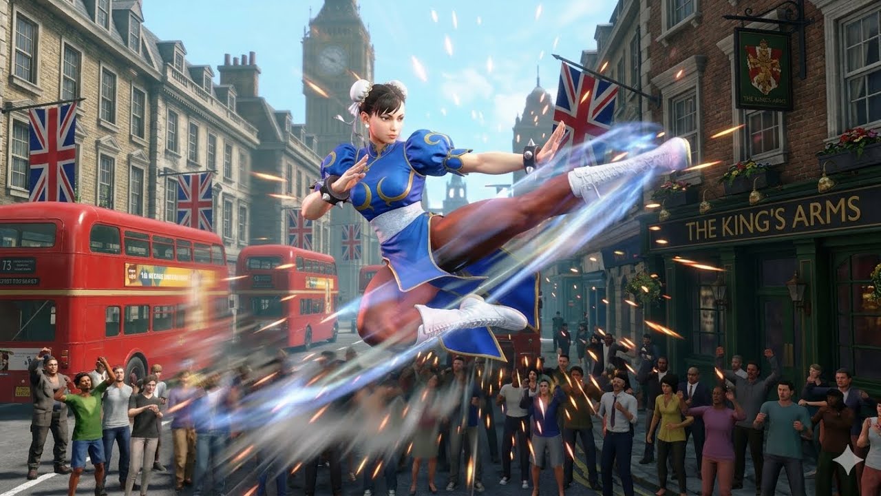 Street Fighter 6: High-Level Chun-Li Gameplay (King Street Stage)