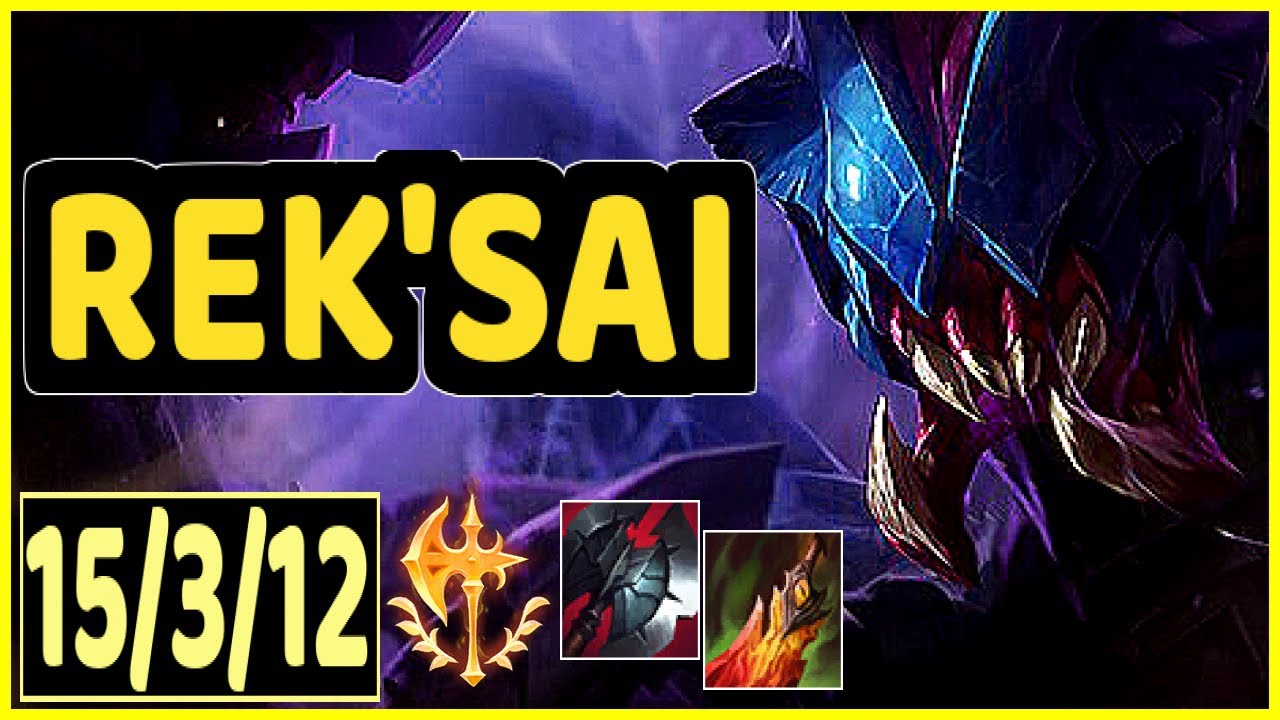 REK'SAI VS HECARIM - 15/3/12 KDA JUNGLE GAMEPLAY