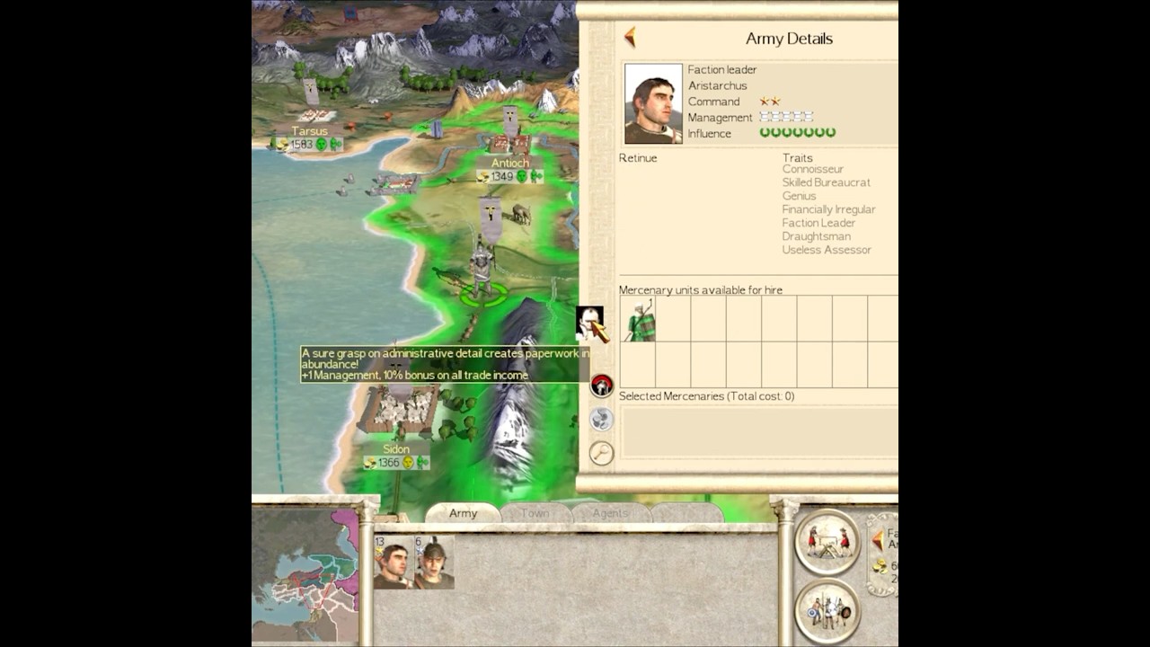 Swap Retinue between your generals #totalwar #tips #guide #rometotalwar #ancillary #retinue