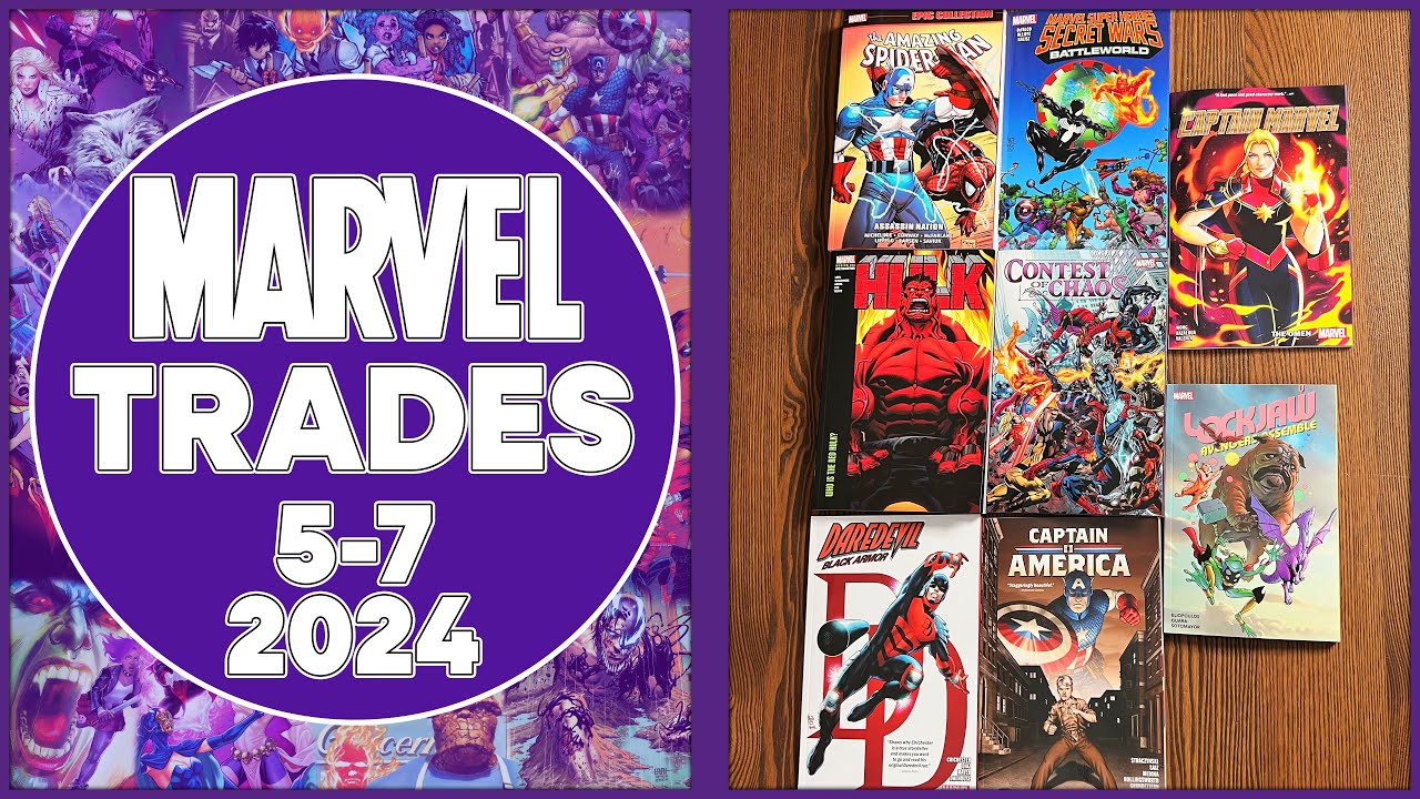 Marvel Books 5/7/24 | AMAZING SPIDER-MAN EPIC: ASSASSIN NATION | HULK EPIC: WHO IS THE RED HULK?