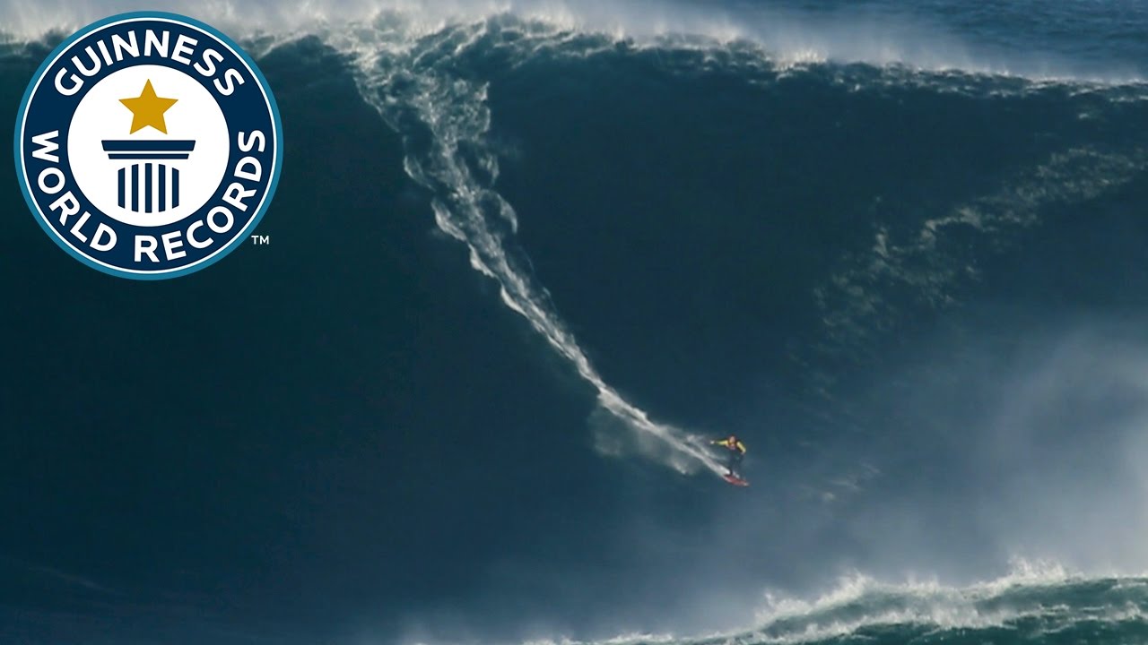 Largest wave surfed - Guinness World Records