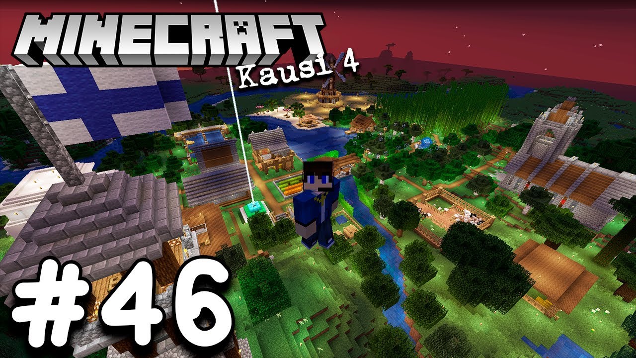 Koko KYLÄN ESITTELY! | Minecraft Survival 2019 #46