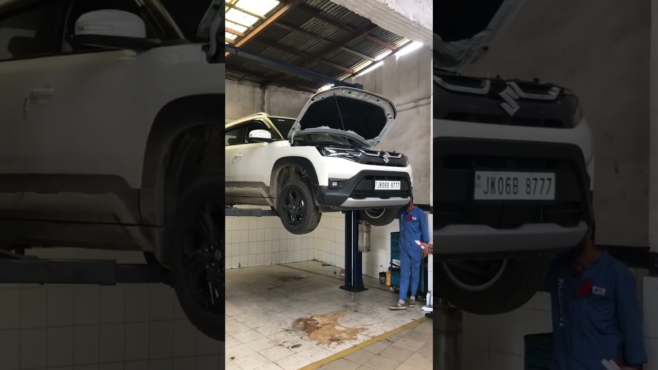New Maruti Brezza 2022 First service 👨&zwj;🔧 at 1000 km 🚗