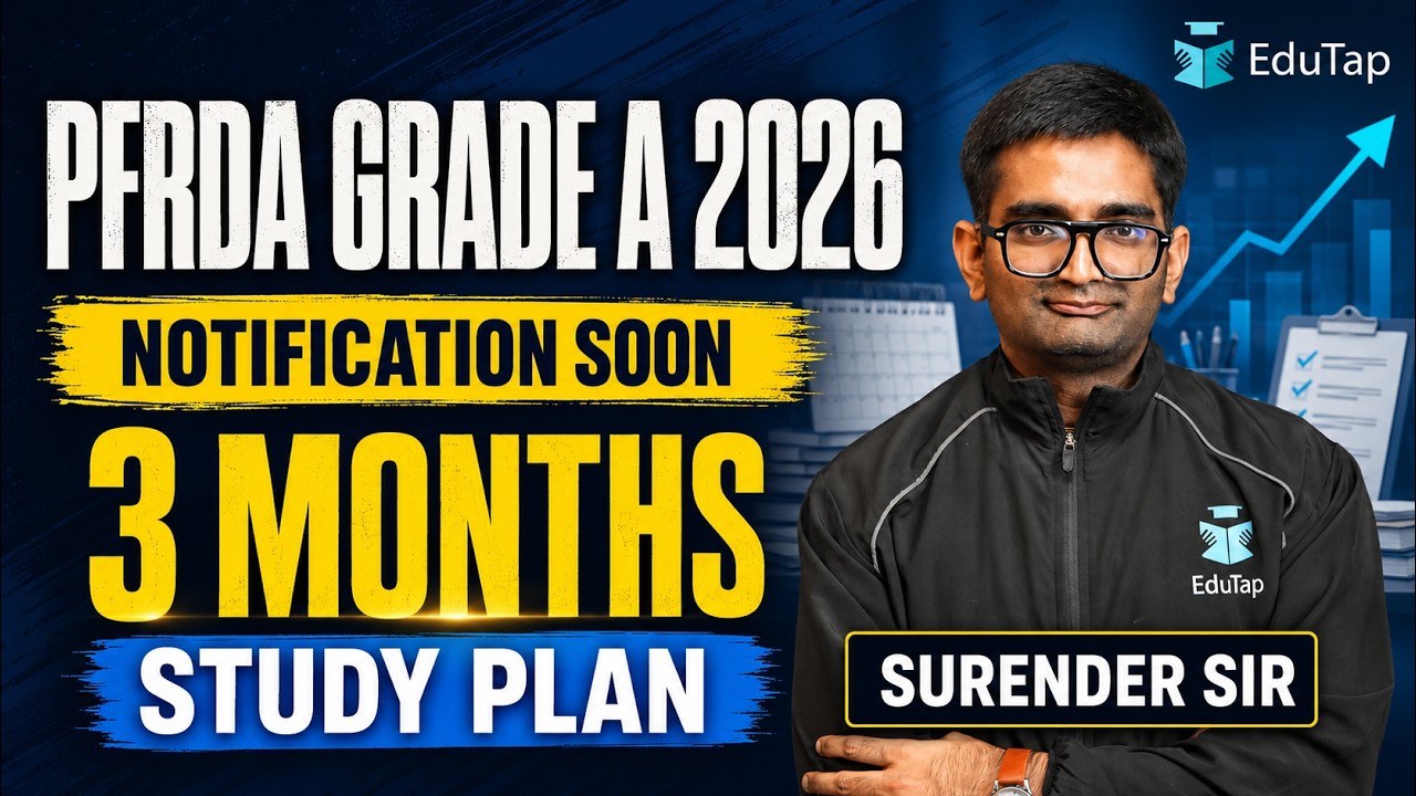 PFRDA Grade A 2026 Preparation Strategy: 3 Months Study Plan