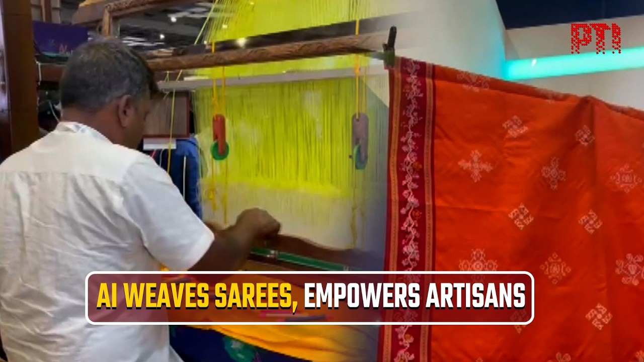 AI Summit: TCS showcases &lsquo;AI that weaves sarees&rsquo;, empowering India&rsquo;s traditional weavers
