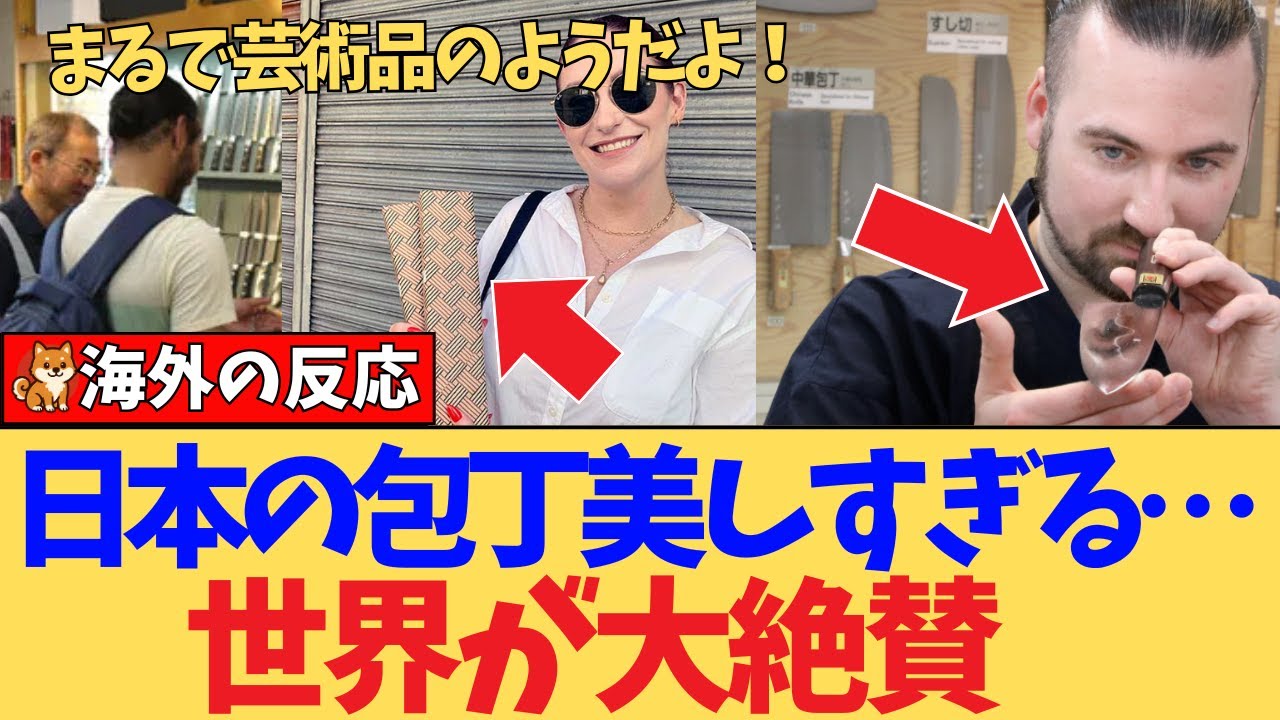【海外の反応】なぜ日本の包丁は世界を虜にするのか？海外のプロも唸る驚異の切れ味と、刀鍛冶の魂を受け継ぐ職人技。一生モノの相棒がもたらす最高の料理体験