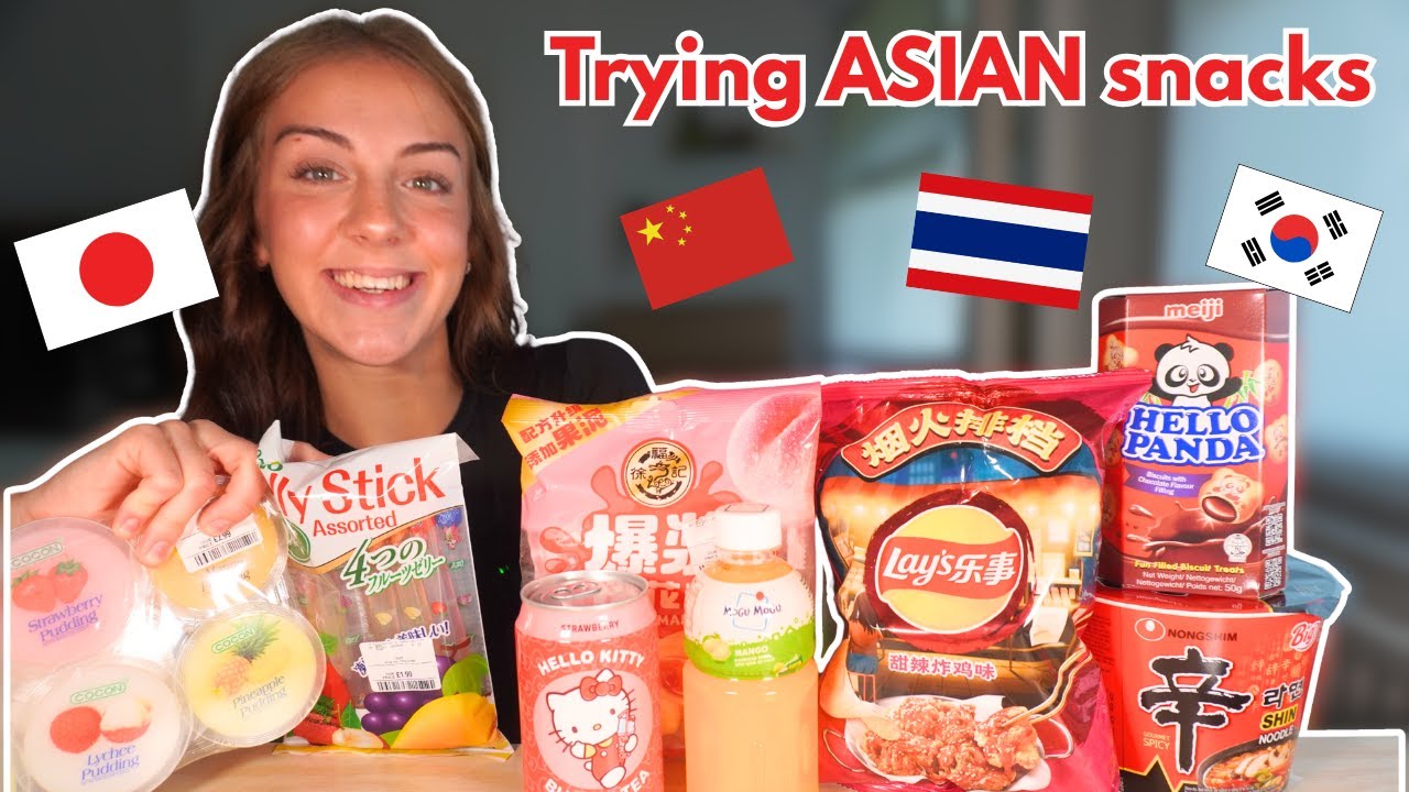 Trying ASIAN Snacks | NOT what I expected!
