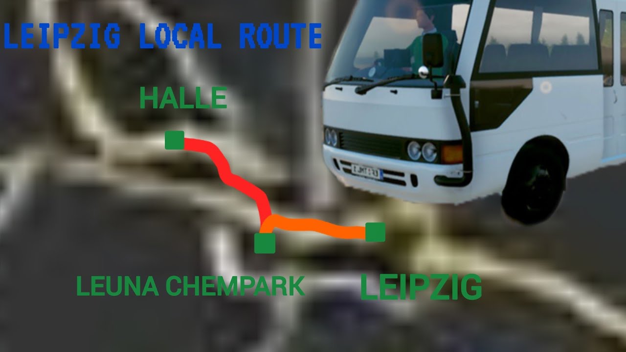 Leipzig Local Route: Toyota Coaster BB40 Gameplay | Fernbus Coach Simulator 