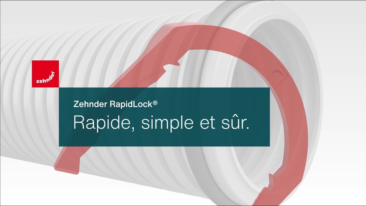 Zehnder RapidLock&reg; &ndash; rapide, simple et s&ucirc;r.