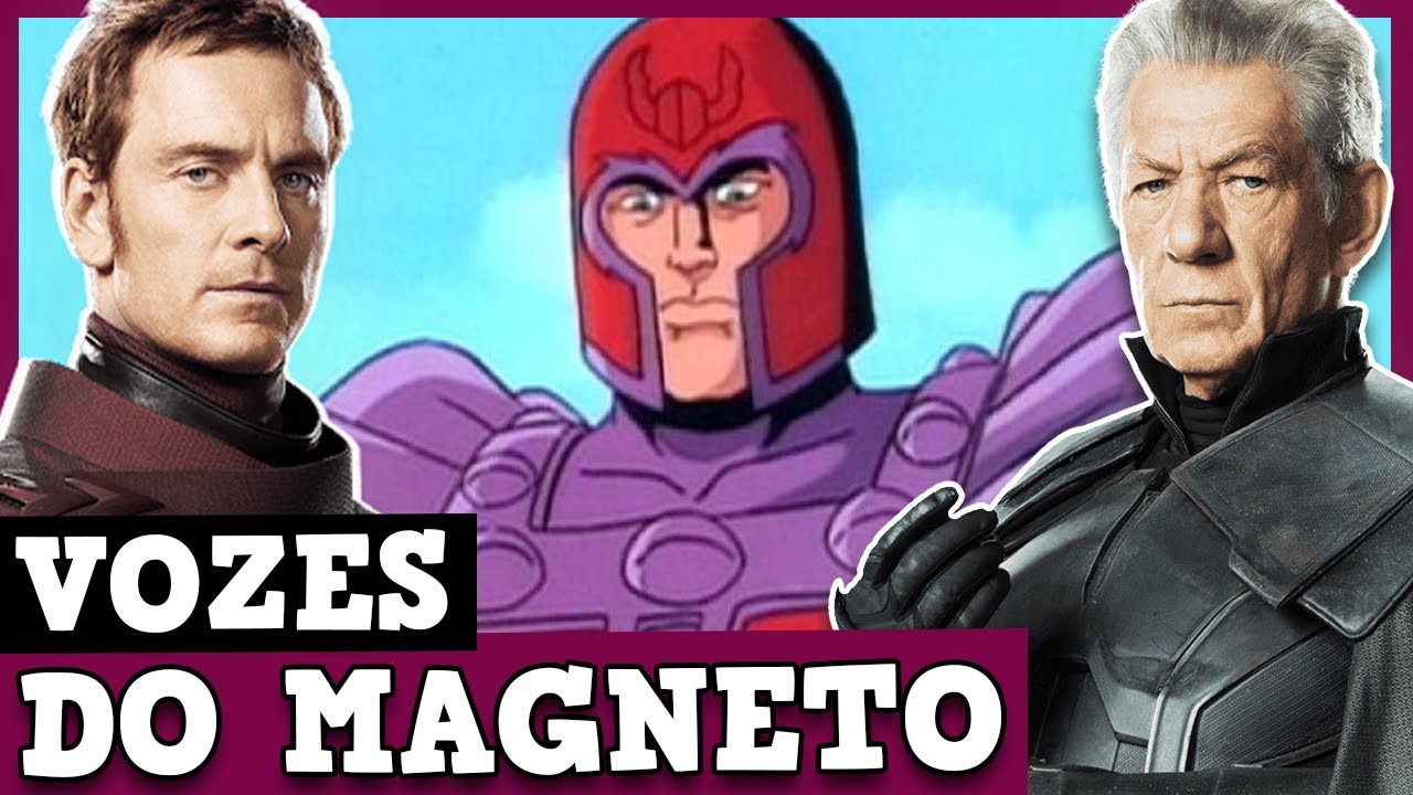 CONHEÇA OS DUBLADORES DO MAGNETO NO BRASIL
