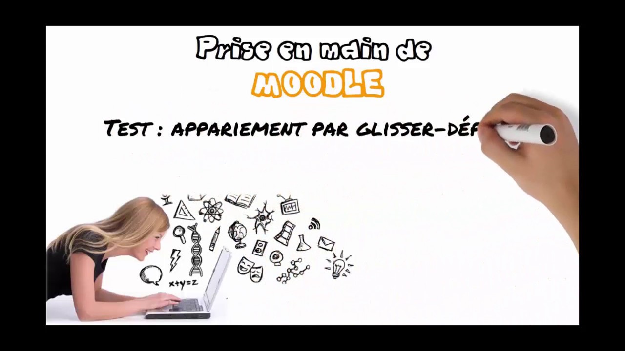 Tuto Moodle : Test-appariement par glisser déposer