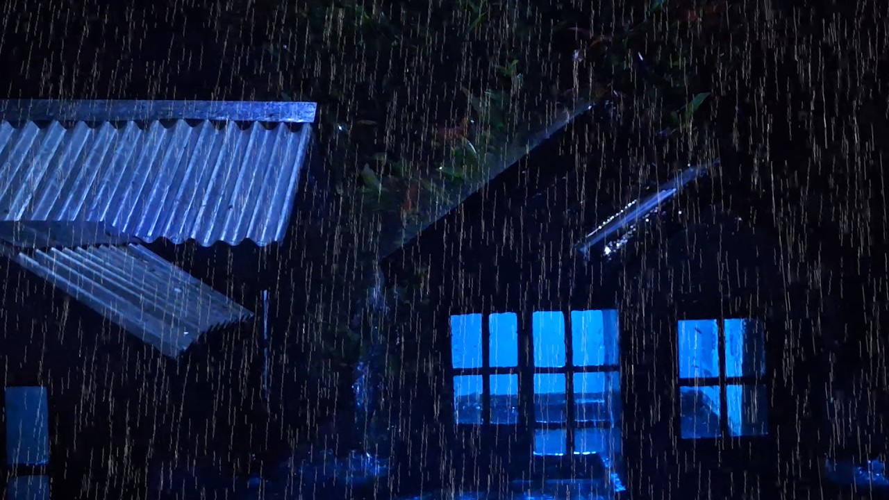 Rain Sounds to Fall Asleep Quickly | Deep Sleep Aid and Stress Relief White Noise